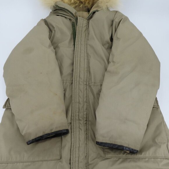 Vintage Pioneer Adult SEE MEASUREMENTS Fur Trim Parka Jacket Winter Coat Canada - Picture 4 of 16